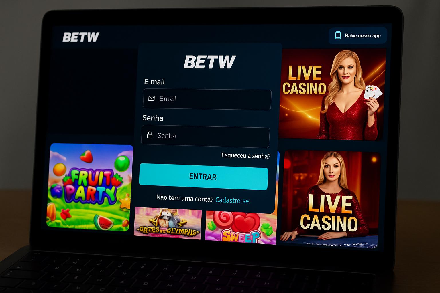 Registro na BETW Garante Acesso a uma Vasta Seleção de jogo